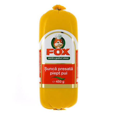 Șuncă presată piept pui Fox 450 g